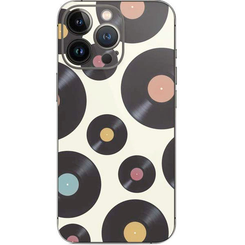 Colorful Records iPhone 14 Pro Skin